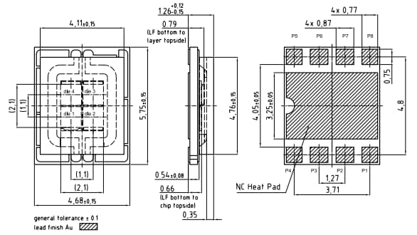 ams OSRAM OSTAR®舞台LE RTDUW S2WN紧凑型光源